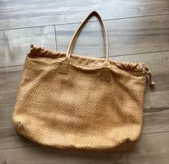 アンパサンド　レザーバッグ　キャメル