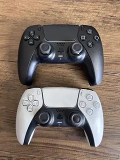 PS5 DualSense コントローラー ブラック ホワイト