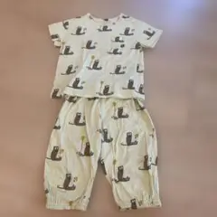 モイモルン　動物柄コットンTシャツとパンツセット