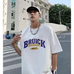 プリント 半袖 Tシャツ カットソー ユニセックス L ホワイト 新品未使用
