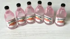 ミニチュア ボトル 6本セット ピンク