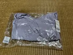 【新品未使用】SUKALA カップ付きギャザークロスロングスリーブ　サックス　L