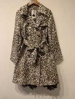 JESUS DIAMANTE レオパード トレンチコート ジーザスディアマンテ