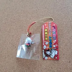 ご当地キティ 新潟限定上杉謙信　キーホルダー ストラップ付き