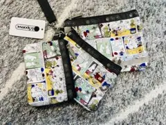レスポートサック　ムーミン 3連ポーチ