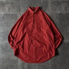 90s OLD GAP ビッグサイズ シャツ 無地 ポケット XL 赤 A277