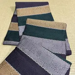 正絹 全通袋帯《縞》
