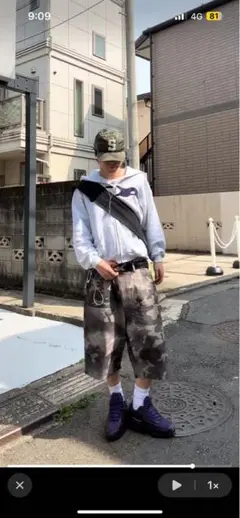 BEAMS 迷彩ショーツ Lサイズ