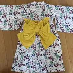 【値下げ！】Ampersand 花柄 子供浴衣 100cm