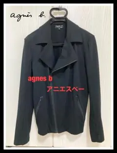 美品!希少 agnes b. homme 90s レザー トラッカージャケット 美品!希少 agnes b. homme 90s レザー トラッカージャケット