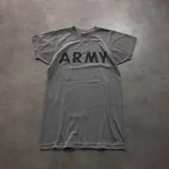 HQ143◇U.S.ARMY : 00's ARMY Tシャツ◇XS◇グレー