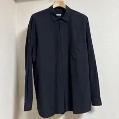 comoliシャツ　コモリ　サイズ3 ネイビー