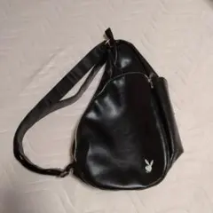 PLAYBOY ブラック ショルダーバッグ