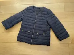 美品❣️高級クリーニング済み タトラス ノーカラー ダウン アウター