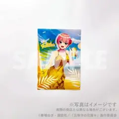 五等分の花嫁 ハワイ旅行くじ E賞クリアファイルコンプセット