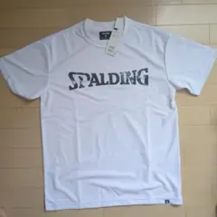 SPALDING ホワイト Tシャツ Lサイズ SMT23203