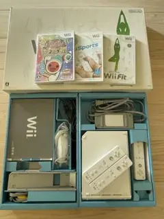 Wii本体 セット　太鼓の達人 + Wii Sports + Wii Fit
