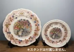 ブランブリーヘッジ オータム プレート 16cm 12cm ハンガー付2枚セット