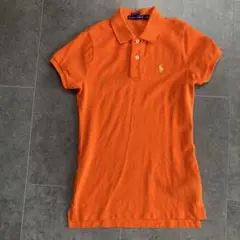 【美品】ラルフローレン　半袖　ポロシャツ　オレンジ