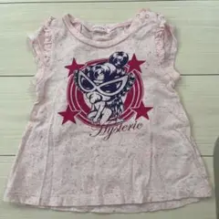 HYSTERIC ピンク フリル Tシャツ 80センチ