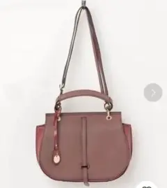 【DELCONTE/デル・コンテ】2トーンショルダーバッグ