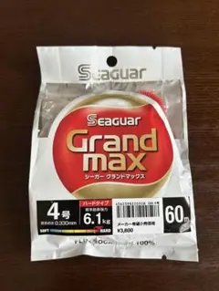【新品未使用】Seaguar Grand max 釣り糸 4号 60m