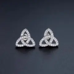 【期間限定】 ゆり ピアス シルバー ジルコニア レディース シンプル 流行