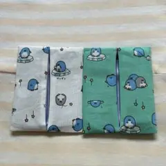 ポケットティッシュケース　普通サイズ　h10 ペンギン