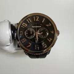 【テンデンス】ガリバー 腕時計 TG046012Ｒ 動作品 箱なし ブラック