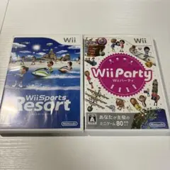 Wii スポーツリゾート　Wiiパーティセット　Wiiソフト　まとめ売り