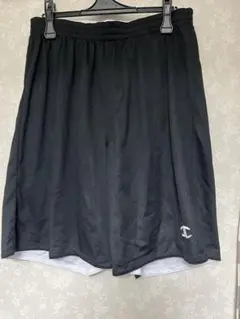 Champion メッシュバスケットパンツ 黒白　リバーシブル