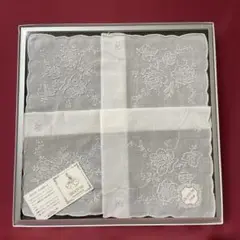 SWATOW 花柄刺繍 ハンカチ