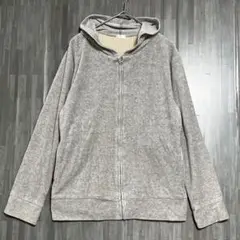 ママイクコ　フルジップパーカー　グレー　M〜L