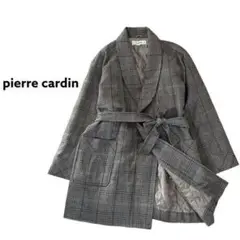 ピエールカルダン✨pierre cardin ガウンコート 【L】チェック