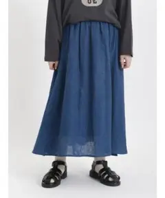 ETHICAL CRAFTS ヘンプ混ギャザースカート