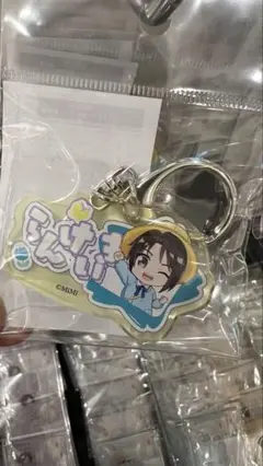 魔道祖師 公式茶屋 おなまえ キーホルダー魔道学園 ver.A藍景儀