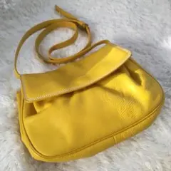 美品✨激レア!!LOEWE オールド ショルダーバッグ イエロー ゴールド金具
