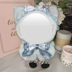 ハンドメイド　ぬい服　着ぐるみ　20cm用　わんぱくぬい服　刀剣乱舞　水色