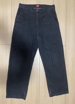 order loose denim pants one wash "black"