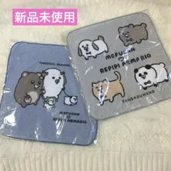 モフ缶　タオルハンカチ　2枚セット