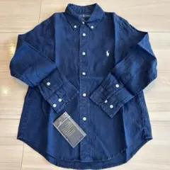 Ralph Lauren ネイビー 長袖シャツ サイズ6 美品