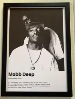 MOBB DEEP ポスター A4サイズ フレーム付 A4