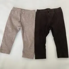 ユニクロ リブレギンスパンツ80‼️