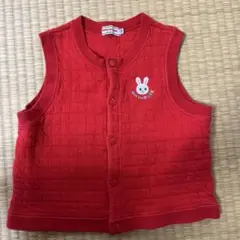 MIKI HOUSE キッズベスト 100 レッド