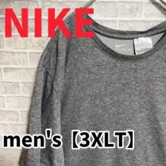 F1664【NIKE】DRI-FITsports半袖Tシャツ【3XLT】グレー