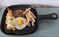 ハンバーグとエビフライプレート☆フェイクフード