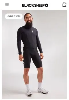 ブラックシープサイクリングサーマルジャージLサイズ Black Sheep Cycling のジャージ - 黒こんぶの日記