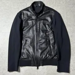 【美品・希少】エンポリオアルマーニ　ライダース　ダブルジップ　ラムレザー　42 楽天市場】ライダースジャケット ダブル（ブランドエンポリオ