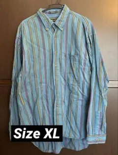 90's COLOURS byALEXANDER JULIAN 長袖シャツ XL