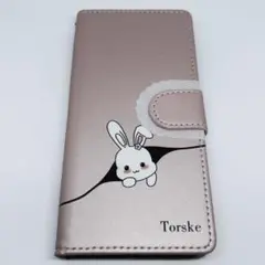 Google Pixel 6a Torske 手帳型ケース うさぎ ピンク